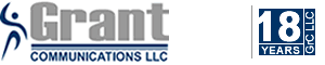 For page printing of Grant Communications LLC Web Design logo