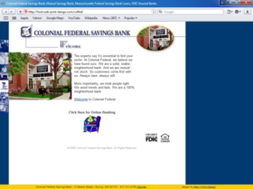 Example of Banks and Financial Bank Real Estate Web Design