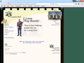 Example of Banks and Financial Bank Internet Marketing Web Site