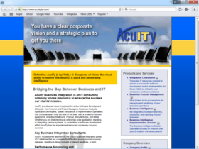 Example of Corporate Services Business Consulting web design ma