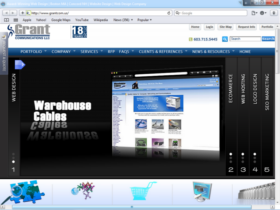 Example of Corporate Services Business Consulting Internet Site Web