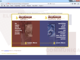 Example of Corporate Services Construction Web Design Company