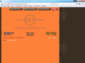 Example of Corporate Services HR and Training Web Designers