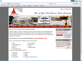 Example of Manufacturing Distribution SEO Web Design