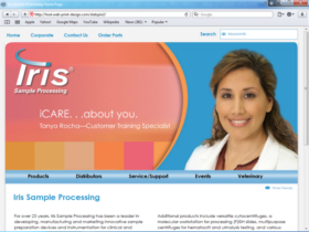 Example of Manufacturing High Technology Web Page Design