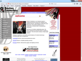 Example of Manufacturing Materials and Heavy Equipment Web Designers