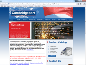 Example of Manufacturing Materials and Heavy Equipment internet marketing strategy