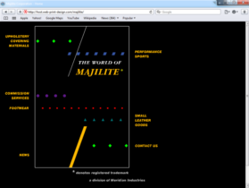 Example of Manufacturing Materials and Heavy Equipment Site Seo