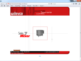 Example of Manufacturing Materials and Heavy Equipment Web Design