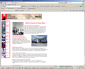 Example of web design