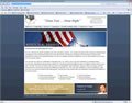 Example of web page design