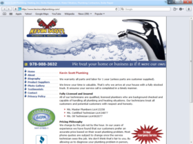 Example of Construction Real Estate and Home Improvement Management and Repairs web design services