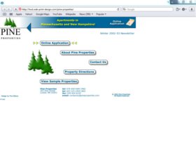 Example of Construction Real Estate and Home Improvement Management and Repairs Web Page Development