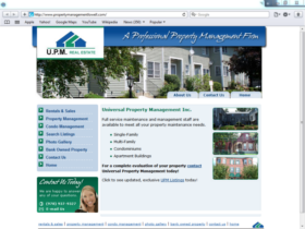 Example of Construction Real Estate and Home Improvement Management and Repairs custom web design