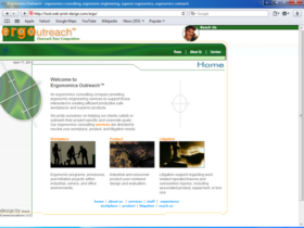 Example of Corporate Services Business Consulting Web Design Firm