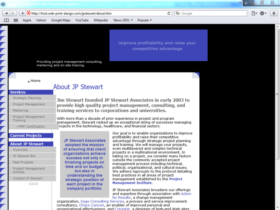 Example of Corporate Services Business Consulting Website Designers