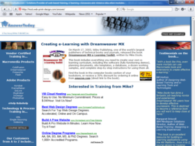 Example of Corporate Services HR and Training Website Design