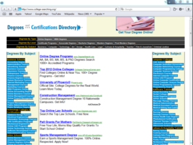Example of Education Higher Education and Colleges web designer