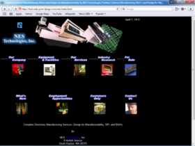 Example of Manufacturing Contract Manufacturing Web Site Development