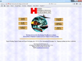 Example of Manufacturing Materials and Heavy Equipment Web Development