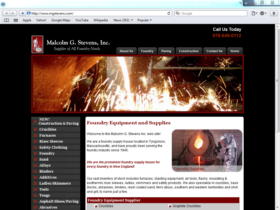 Example of Manufacturing Materials and Heavy Equipment Small Business Internet Marketing