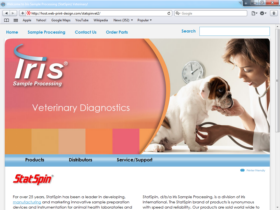Example of Manufacturing Materials and Heavy Equipment Web Design Web Site
