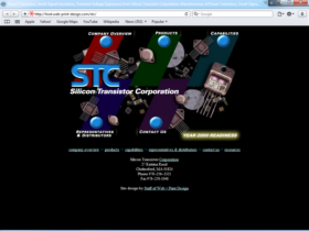 Example of Manufacturing Materials and Heavy Equipment Web Site Design Company