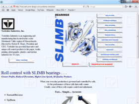 Example of Manufacturing Materials and Heavy Equipment Web Site Design Services