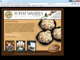 Example of Retail Gifts Arts and Other Small Business Web Site