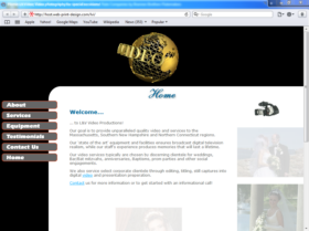 Example of Retail Music and Other Consumer Web Design