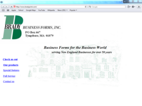 Example of Retail Publishing web designers