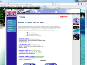 Example of Retail Transport and Logistics Professional Web Design