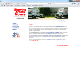Example of Retail Transport and Logistics Web Design Development