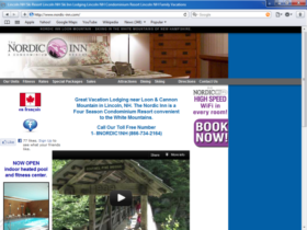 Example of Travel and Lodging Hotels and Restaurants Business Web Design