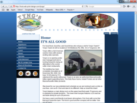 Example of Travel and Lodging Hotels and Restaurants business web design